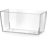 Teraplast Maceta 10447030- 30 x 15 x 14 cm- Transparente